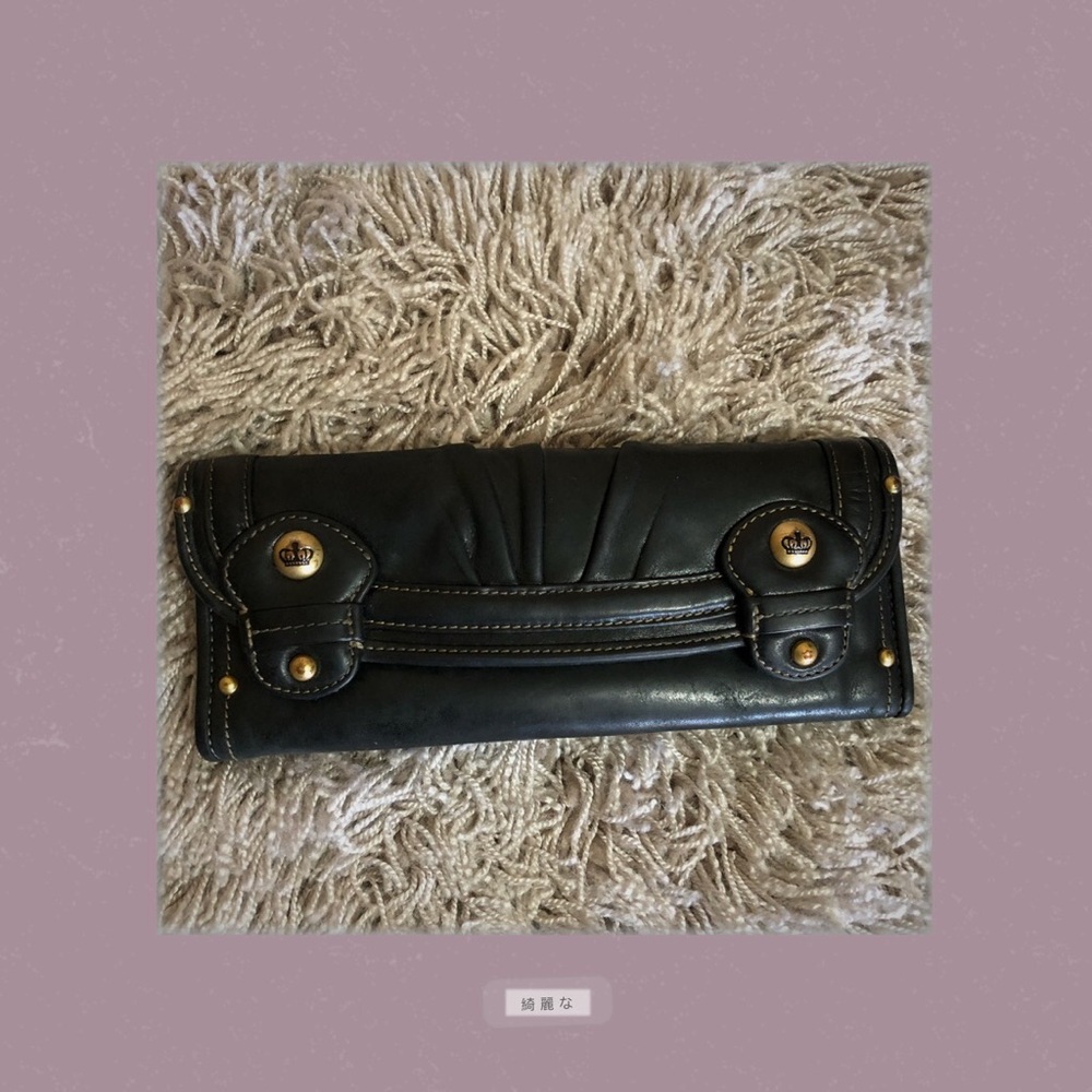 Juicy Couture Black Leather Wallet